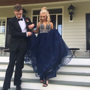 Navy blue Prom dress